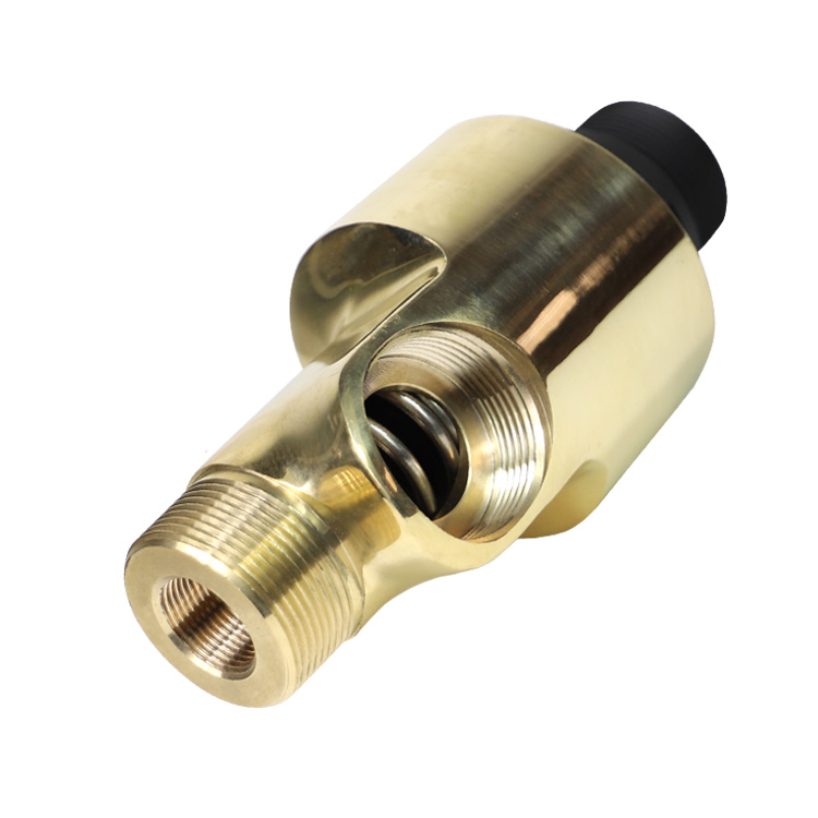H type flow cooling water brass rotary joint