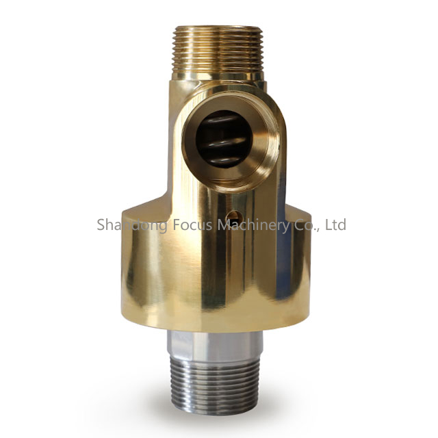 H Type Two Way Threaded Connection Brass Rotary Union