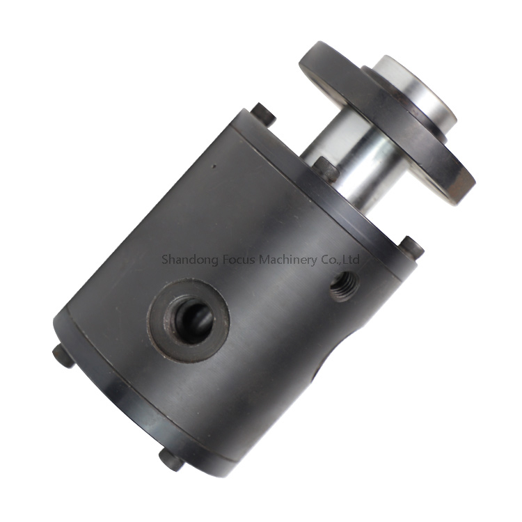 Double passage high pressure low speed hydraulic rotary joint