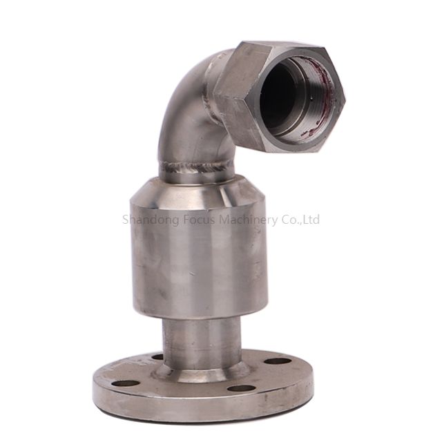 Customized 90 Degree Special Shaped Stainless Steel Hydraulic High Pressure Rotary Joint